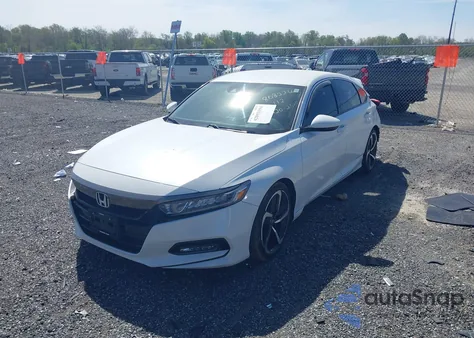 2019 Honda Accord Sport из США, поврежденный, VIN 1HGCV1F34KA101711